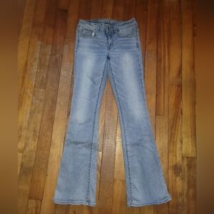 American Eagle Outfitters Light Blue Flare Jeans
